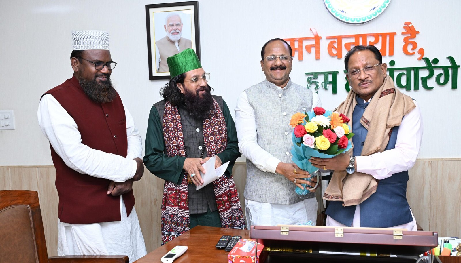 हज कमेटी अध्यक्ष ने दी मुख्यमंत्री साय को ईद की बधाई