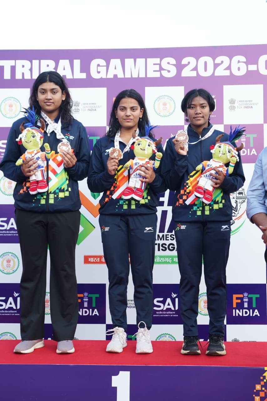 खेलो इंडिया ट्राइबल गेम्स (तीसरा दिन)रू कर्नाटक का दबदबा कायम