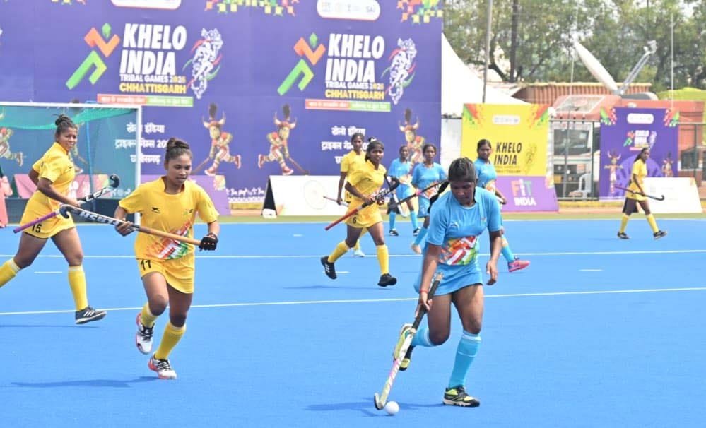 पुरुष हॉकी, मेजबान छत्तीसगढ़ सहित असम, झारखंड और ओडिशा रहे विजेता