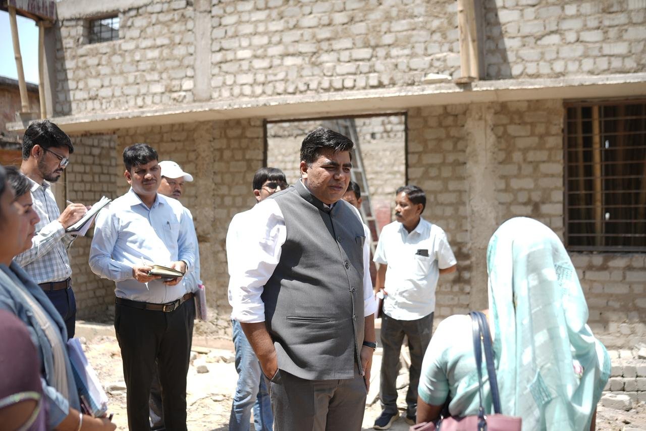 पाली में विभिन्न निर्माणाधीन कार्यो का कलेक्टर ने किया औचक निरीक्षण, निर्माण कार्यों की गुणवत्ता पर जताई कड़ी नाराजगी