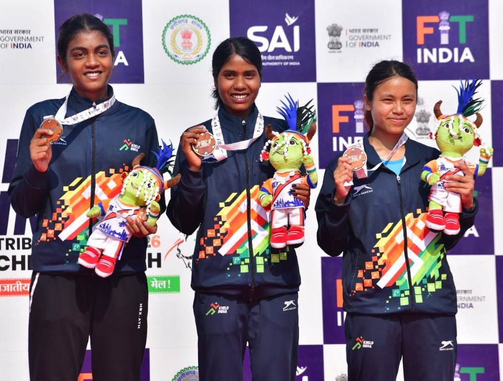 जगदलपुर के धरमपुरा में ऐतिहासिक खेलो इंडिया ट्राइबल गेम्स की एथलेटिक्स स्पर्धाएं