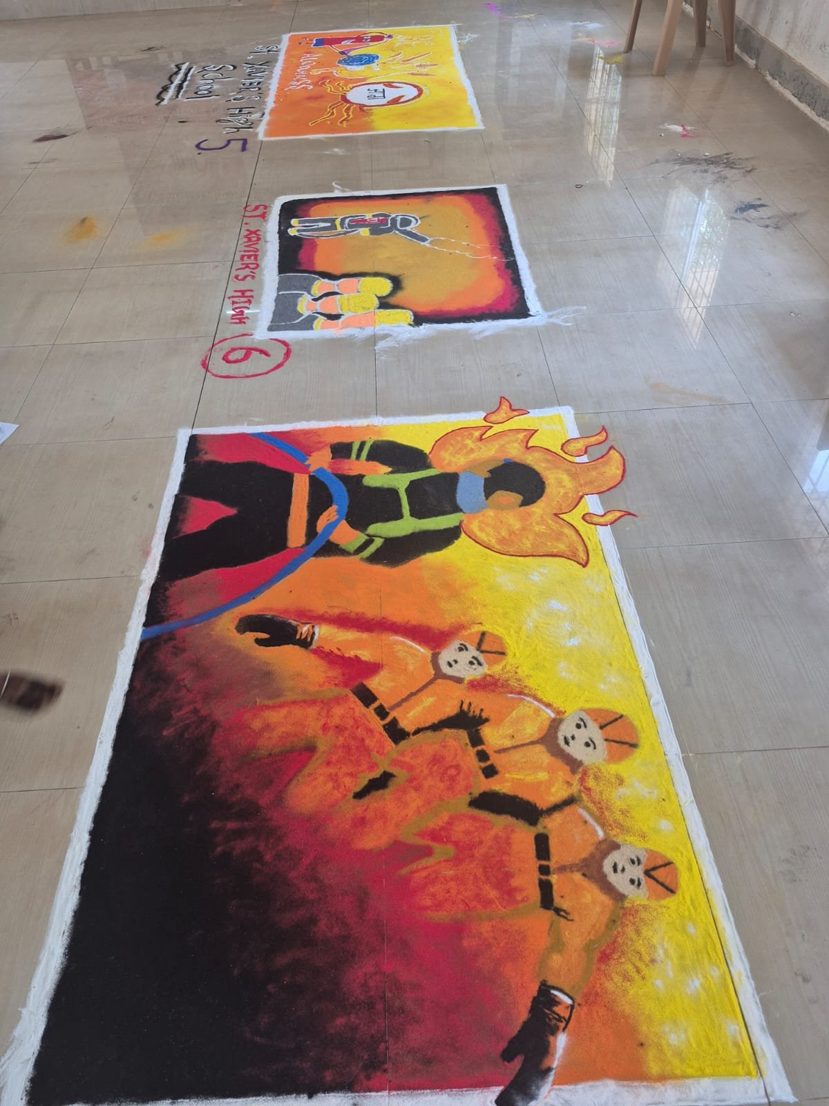 अग्नि सुरक्षा जागरूकता सप्ताह बच्चों की कला और कलम ने दिया सुरक्षा का संदेश