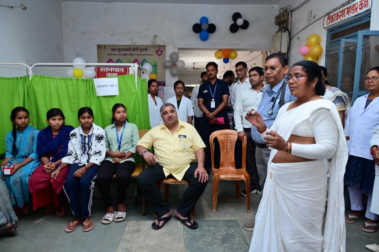 स्वस्थ बेटियां, सक्षम बेटियां: छत्तीसगढ़ में एचपीवी टीकाकरण अभियान का शुभारंभ