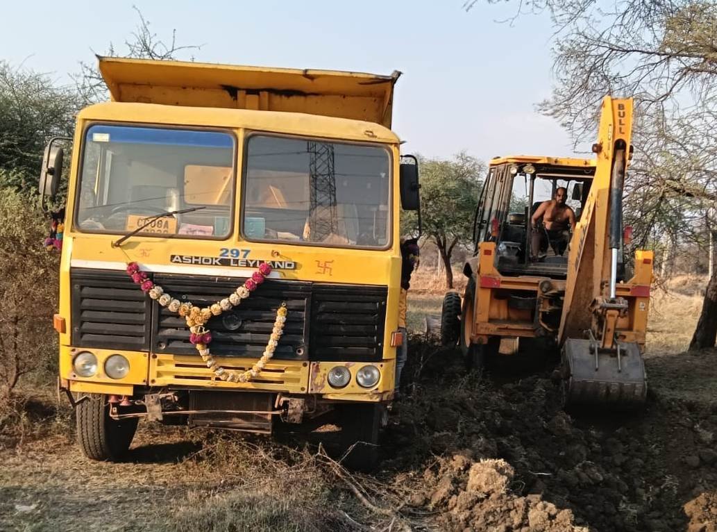 खनिजों का अवैध परिवहन व उत्खनन करने पर की गई कार्रवाई