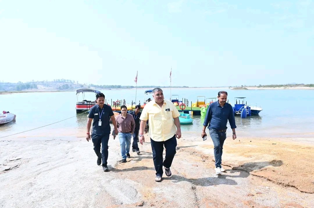 पर्यटन मंत्री  राजेश अग्रवाल ने मयाली नेचर कैंप का किया निरीक्षण