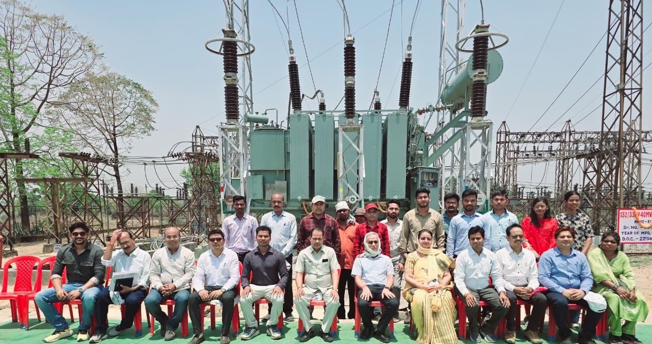 132 केव्ही उपकेन्द्र छुरीखुर्द में 40 एमव्हीए का अतिरिक्त ट्रांसफार्मर उर्जीकृत