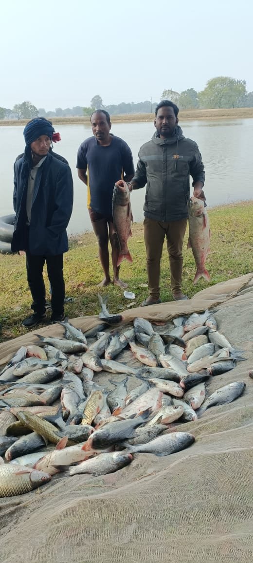 18 शासकीय ग्रामीण तालाब का मत्स्य पालन हेतु पट्टा आबंटित