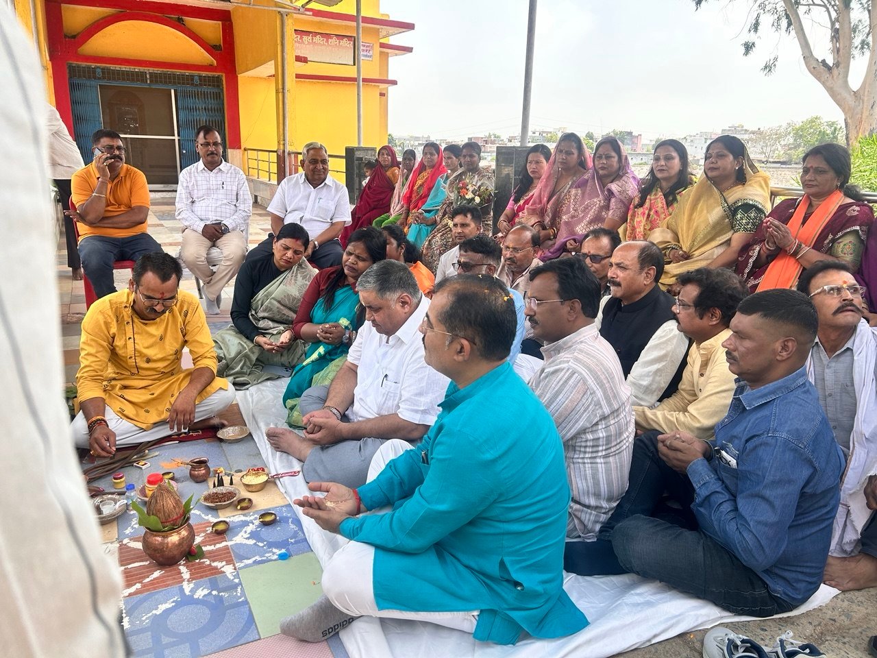 संत हरकेवल तालाब का होगा कायाकल्प, 34 लाख की लागत से बनेगा आधुनिक छठ घाट पर्यटन एवं संस्कृति मंत्री  राजेश अग्रवाल ने किया भूमिपूजन