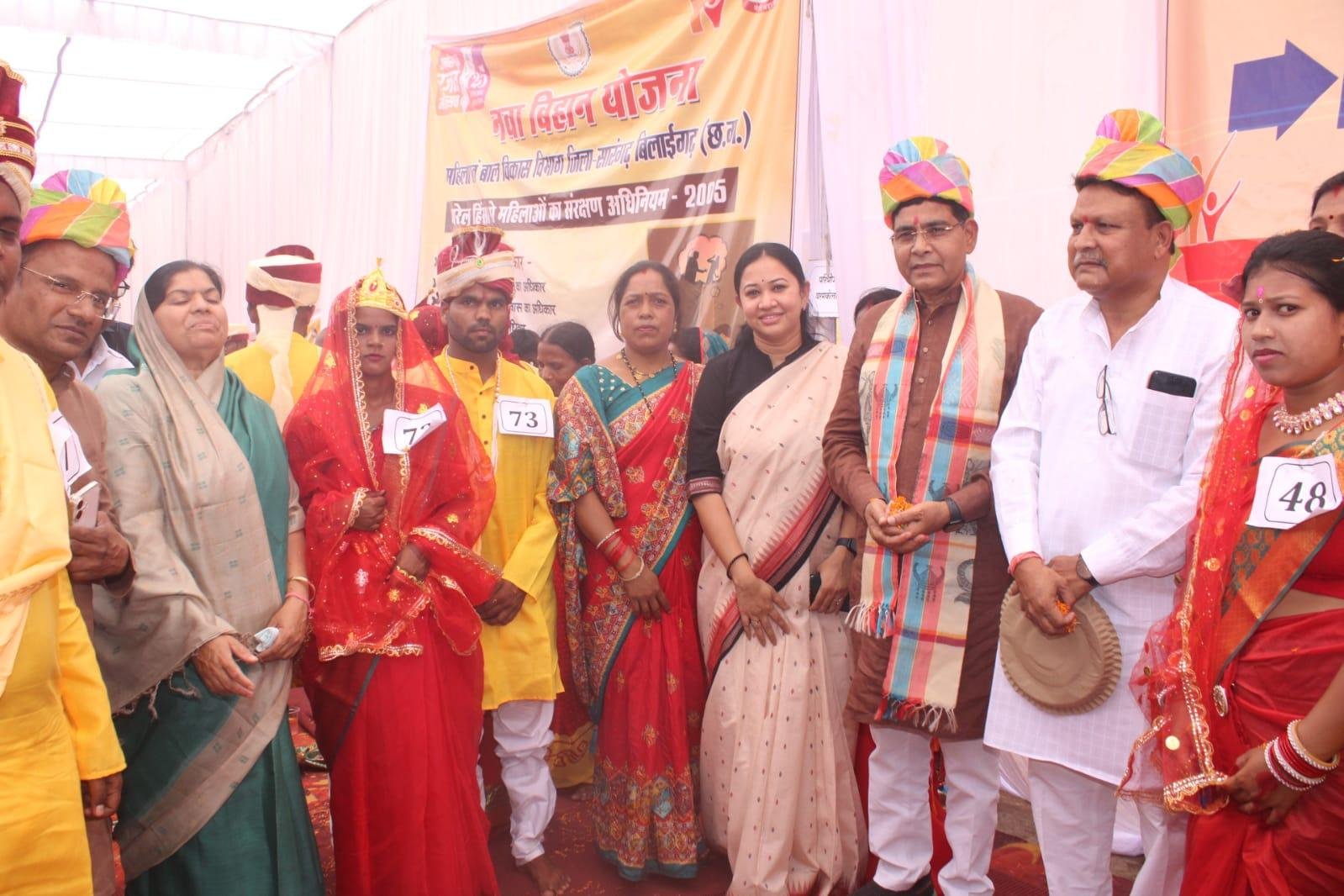 सारंगढ़ में गूंजी कन्या विवाह शहनाई