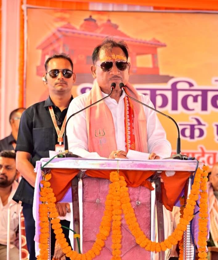 मंदिर केवल आस्था का केंद्र नहीं, बल्कि समाज को जोड़ने और संस्कृति-परंपराओं को जीवंत बनाए रखने का सशक्त माध्यम: मुख्यमंत्री विष्णुदेव साय