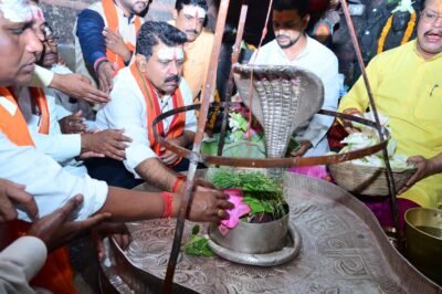 उप मुख्यमंत्री  विजय शर्मा ने भोरमदेव मंदिर में की पूजा अर्चना