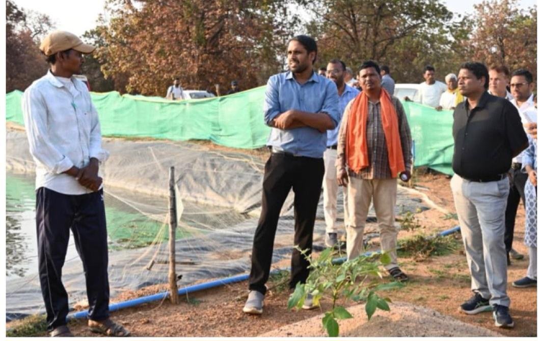 मत्स्य संपदा योजना से पुरुषोत्तम के एक्वा हब ने बदली केकराखोली की सूरत