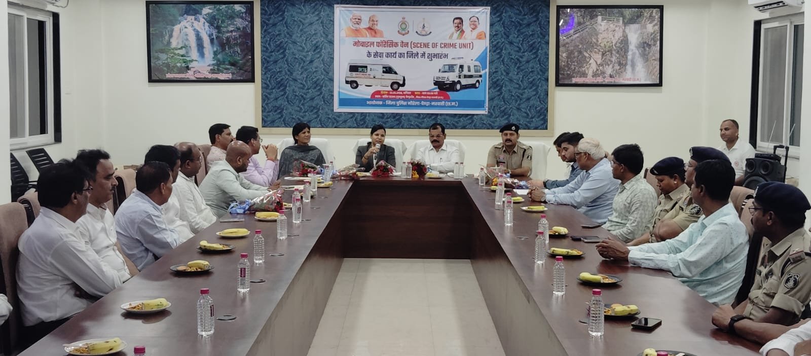 जीपीएम पुलिस को मिली हाईटेक मोबाइल फॉरेंसिक वैन, अत्याधुनिक तकनीक से अपराध अनुसंधान को मिलेगी नई रफ्तार