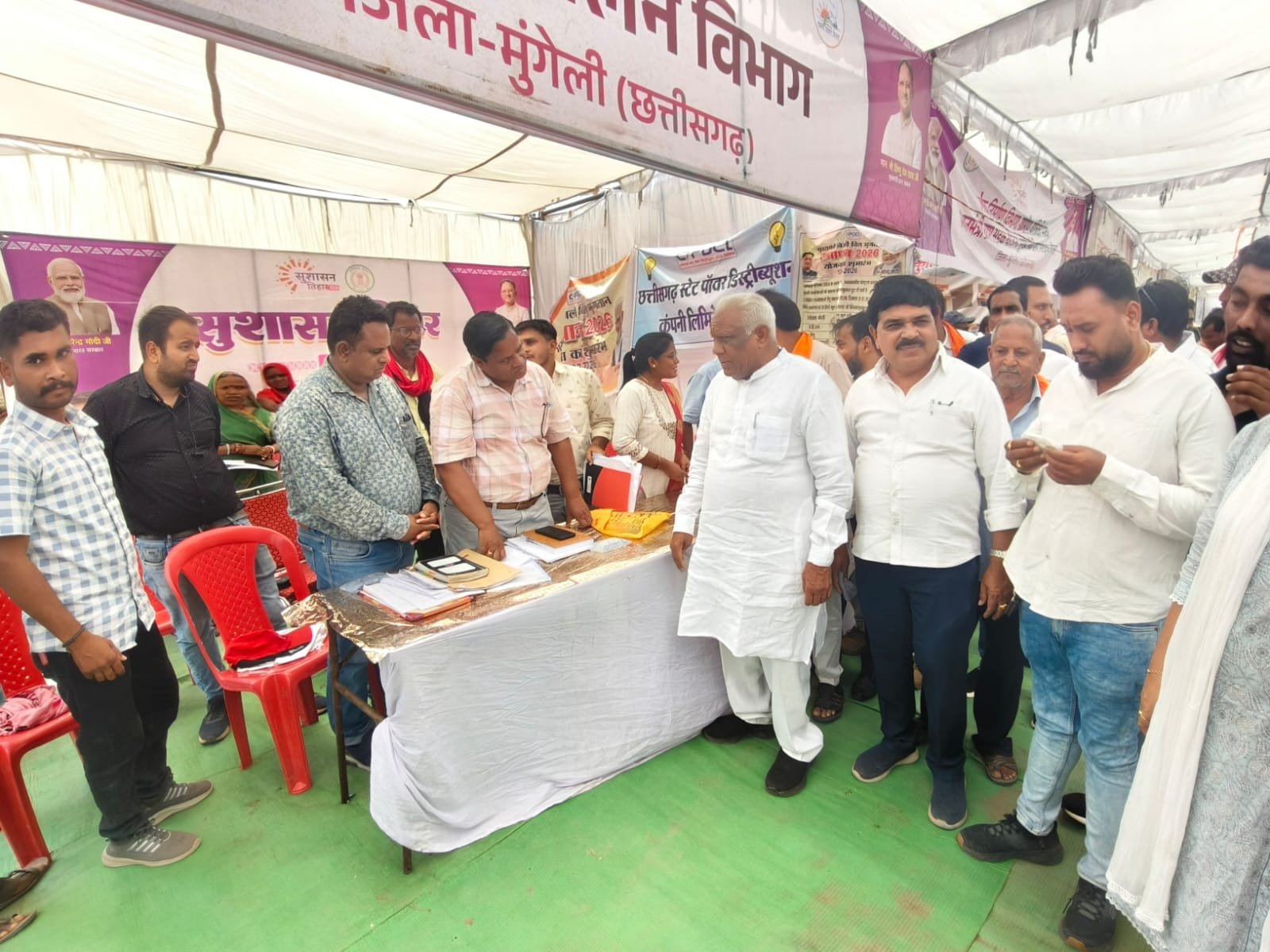 सुशासन तिहार-2026: ग्राम बिरगांव में हुआ समाधान शिविर का आयोजन