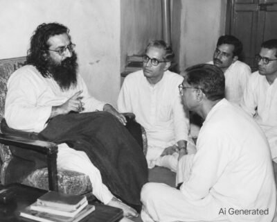 वर्ष 1949 मे संघ से प्रतिबन्ध हटने के बाद गुरुजी  देशभर में आयोजित स्वागत कार्यक्रमों को सम्पन्न करके कुछ दिनों के लिए काशी प्रवास पर थे