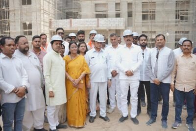 कैबिनेट मंत्री  लखनलाल देवांगन ने निर्माणाधीन मेडिकल कॉलेज का किया निरीक्षण कार्यों में तेजी लाकर जनवरी तक निर्माण पूर्ण करने के दिए निर्देश