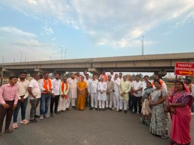 कैबिनेट मंत्री लखनलाल देवांगन ने भारतमाला परियोजना के अंतर्गत निर्माणाधीन सड़कों का किया निरीक्षण