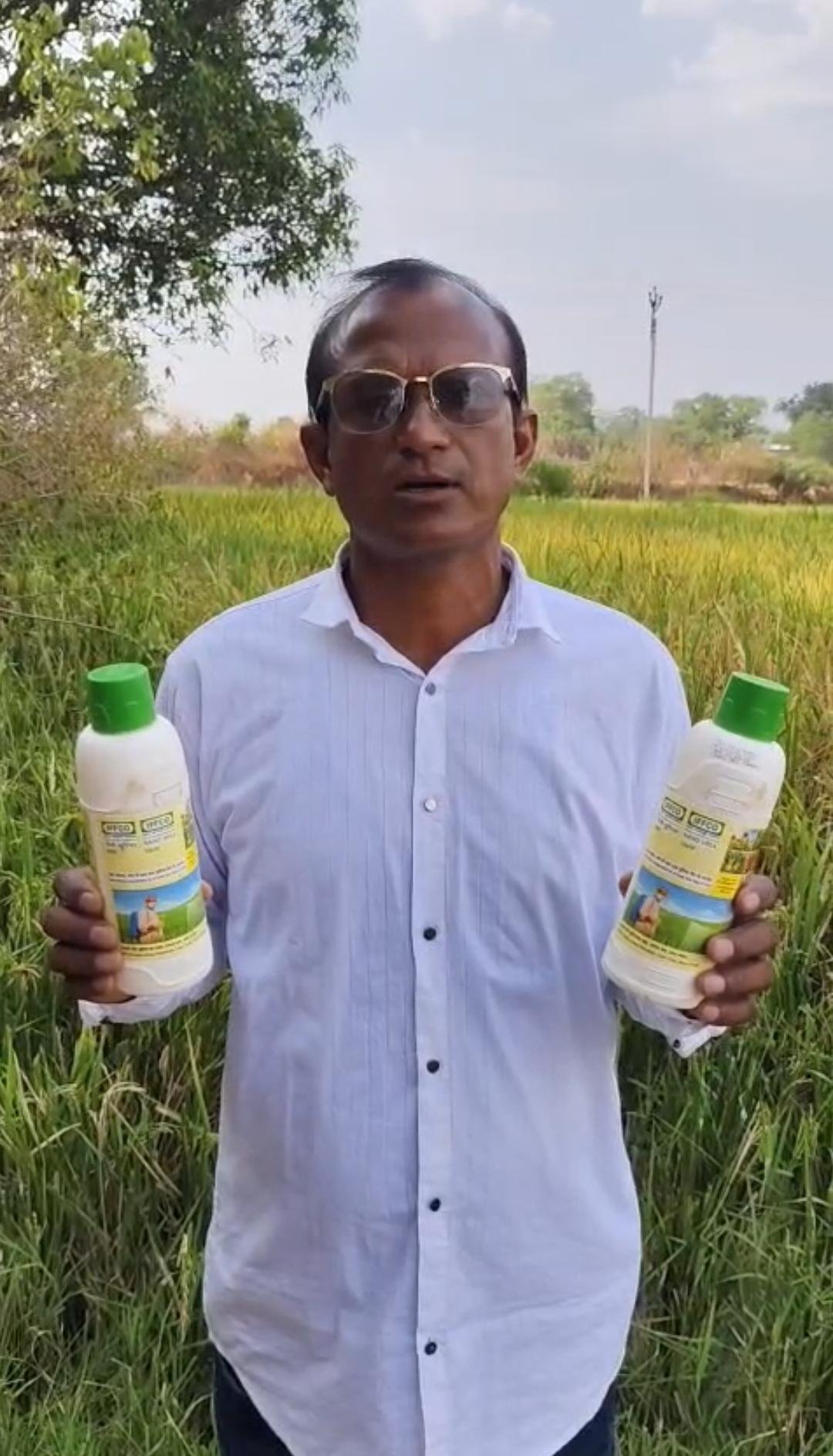 नैनो उर्वरक से अशोक शार्दुल को कम लागत में मिल रही अधिक उत्पादन