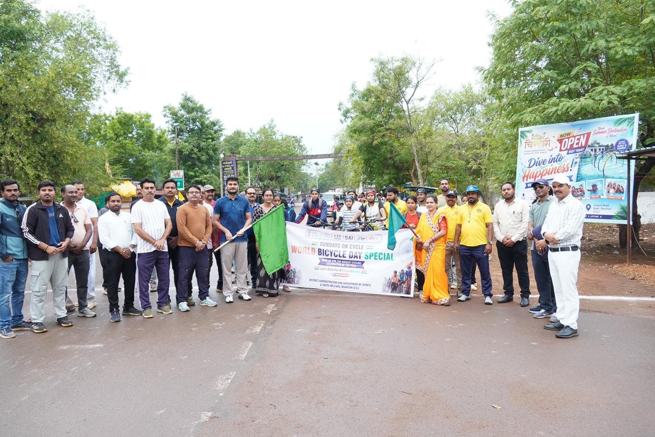 विश्व साइकिल दिवस पर निकली जागरूकता रैली, स्वास्थ्य और पर्यावरण संरक्षण का दिया संदेश