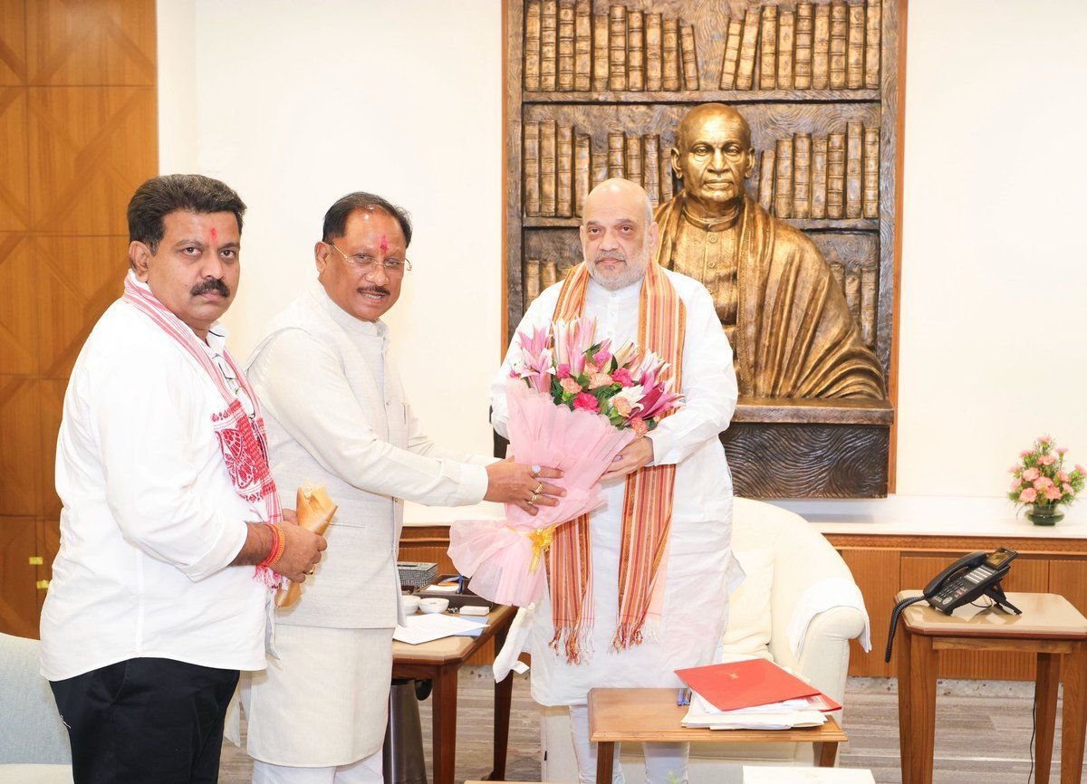 छत्तीसगढ़ में अखिल भारतीय आयुर्वेद संस्थान के स्थापना का प्रस्ताव, अमित शाह से मिले मुख्यमंत्री विष्णुदेव साय