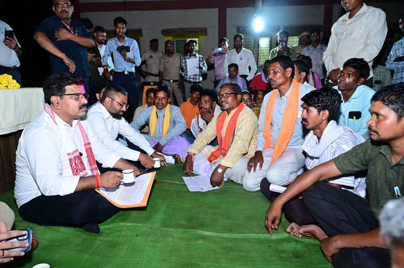 किसकोड़ो, जहां कभी लगती थी नक्सलियों की चौपाल, वहीं उप मुख्यमंत्री  शर्मा ने लगाई जनचौपाल