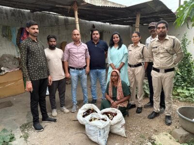 आबकारी विभाग द्वारा 24.84 बल्क लीटर अवैध देशी मसाला मदिरा जब्त