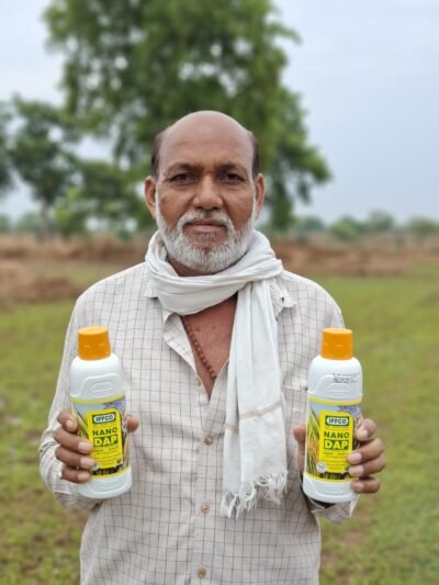 नैनो उर्वरक बना किसानों का भरोसा, अभनपुर के किसान शेषनारायण को मिल रहा बेहतर उत्पादन