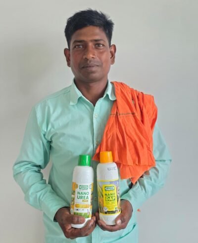नैनो उर्वरकों के उपयोग से बढ़ रही पैदावार, मिट्टी की उर्वरता भी हो रही संरक्षित किसान नैहर साय ने अन्य किसानों से की नैनो डीएपी और नैनो यूरिया अपनाने की अपील