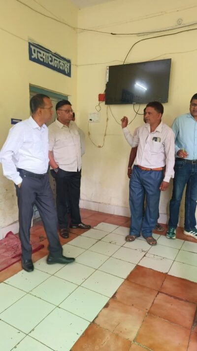 कलेक्टर एवं एसएसपी ने प्लेस ऑफ सेफ्टी का किया संयुक्त निरीक्षण