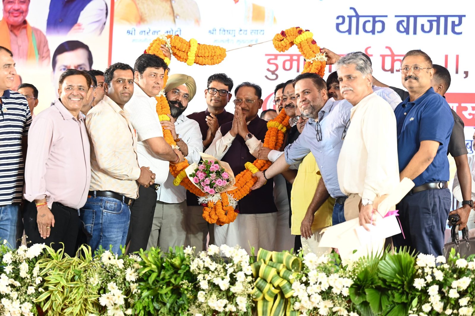 डुमरतराई थोक बाजार से व्यापार एवं राेजगार दोनों को मिलेगा बढ़ावा – मुख्यमंत्री विष्णु देव साय