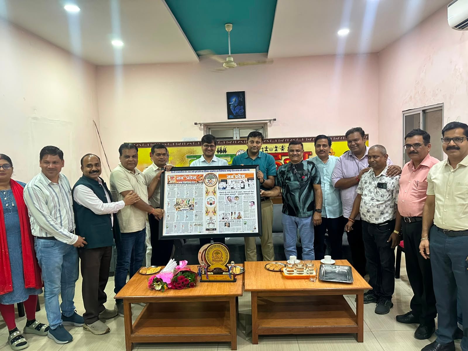 आधुनिक सुविधाओं से सुसज्जित होगा रायपुर प्रेस क्लब  एक करोड़ की लागत से होगा कायाकल्प,  जनसंपर्क आयुक्त रजत बंसल एवं निगम आयुक्त संबित मिश्रा ने किया निरीक्षण