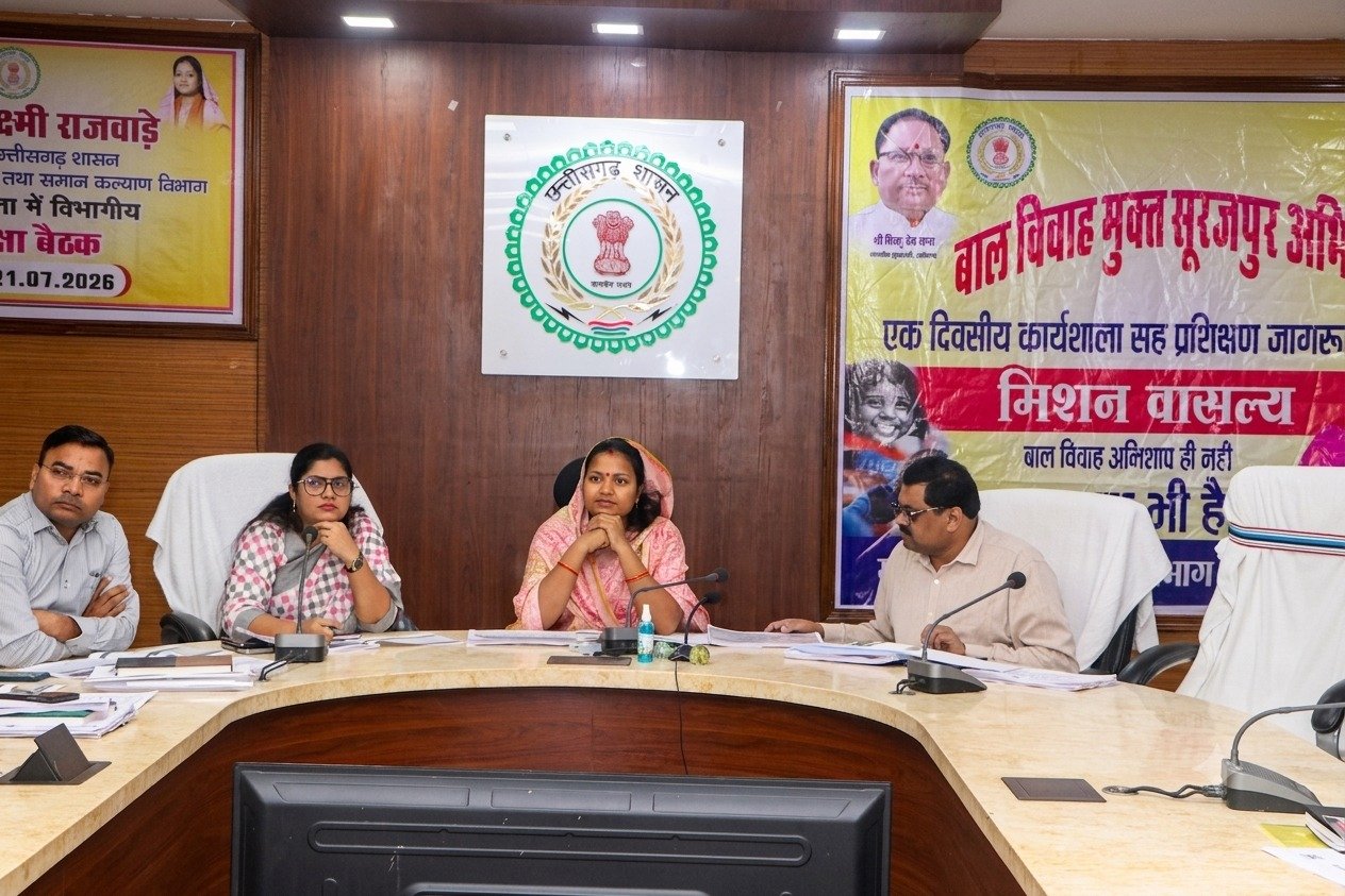 कुपोषण और एनीमिया के खिलाफ जमीनी स्तर पर तंत्र को करें मजबूत, हर दिन आंगनबाड़ी केंद्रों का करें निरीक्षण: मंत्री लक्ष्मी राजवाड़े