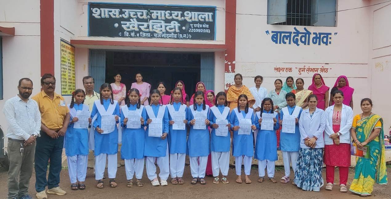 जिले में 6576 बालिकाओं को लगाया गया एचपीवी टीका
