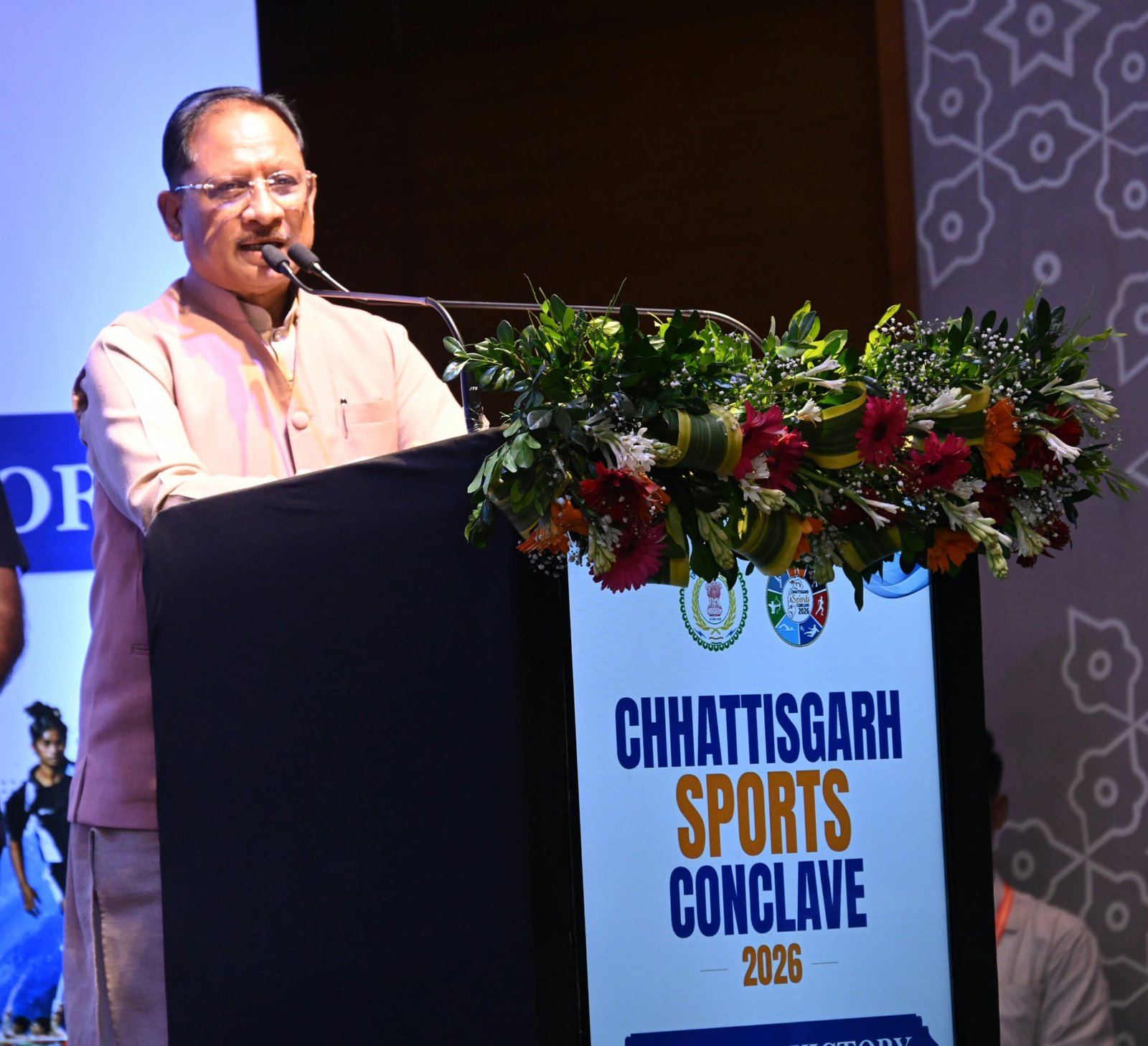 मुख्यमंत्री विष्णु देव साय छत्तीसगढ़ में पहली बार आयोजित स्पोर्ट्स कॉन्क्लेव में हुए शामिल