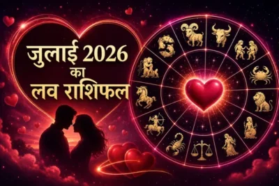 मेष से लेकर मीन राशि के जातकों में से किसे मिलेगी लव लाइफ की खुशखबरी? पढ़ें जुलाई 2026 का मासिक प्रेम राशिफल