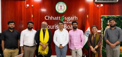 भारत भाग्य विधाता‘ फिल्म के लेखक-निर्देशक  मनोज तापड़िया तथा फिल्म निर्माता श्री आदि शर्मा ने की छत्तीसगढ़ टूरिज्म बोर्ड के एमडी  विवेक आचार्य से सौजन्य मुलाकात