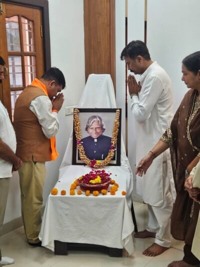 “​डॉ. कलाम का व्यक्तित्व व कर्तृत्व हर भारतवासी के लिए प्रेरणास्रोत”