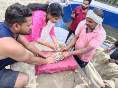 स्पॉन संवर्धन योजना बनी आजीविका का सशक्त आधार-23 लाख मछली बीज प्राप्त कर आत्मनिर्भरता की ओर बढ़े हरिश्चंद्र जांगड़े