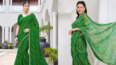 सावन में दिखना है सबसे अलग? ट्राई करें हरी साड़ी के ये खूबसूरत डिजाइन