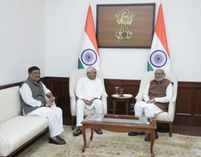 राज्यसभा पहुंचे नीतीश कुमार, पहले दिन क्या-क्या हुआ? उपराष्ट्रपति से भी की मुलाकात