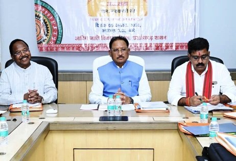 मुख्यमंत्री विष्णु देव साय की अध्यक्षता में वन अधिकार अधिनियम (FRA) एवं पेसा कानून (PESA) के प्रभावी क्रियान्वयन हेतु गठित टास्क फोर्स की पहली बैठक संपन्न