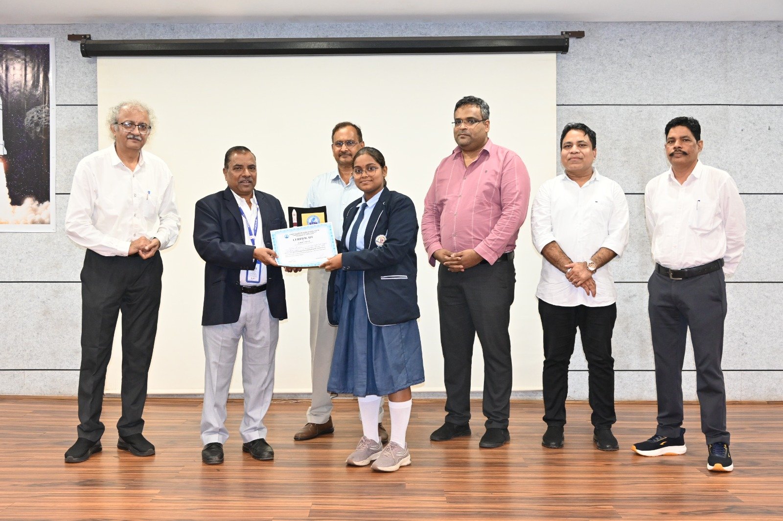 राष्ट्रीय अंतरिक्ष दिवस पर छत्तीसगढ़ रीजनल साइंस सेंटर में हुए विविध कार्यक्रम
