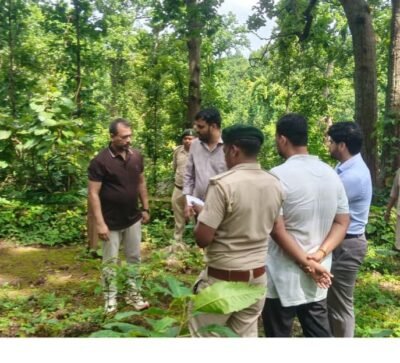 प्रधान मुख्य वन संरक्षक एवं वन बल प्रमुख  अरूण पाण्डेय ने जशपुर के भैरवपहाड़ एवं पर्यावरण वाटिका का किया निरीक्षण