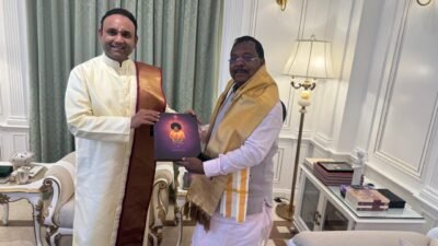 छत्तीसगढ़ के कृषि मंत्री ने श्री सत्य साई ग्राम का किया दौरा