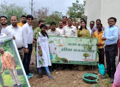 आयुष पॉलीक्लीनिक में पौधरोपण संपन्न