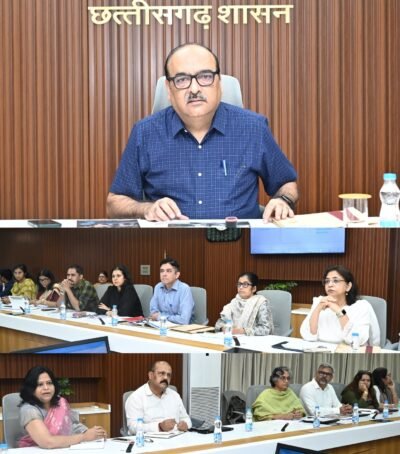 मुख्य सचिव ने बच्चों के लिए स्वास्थ्य कार्यक्रमों को लेकर यूनिसेफ और विभिन्न विभागों के अधिकारियों की संयुक्त बैठक ली