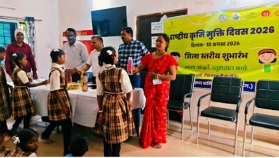 राष्ट्रीय कृमि मुक्ति दिवस पर सुकमा में स्वास्थ्य अभियान तेज