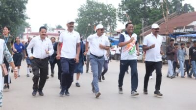 स्वतंत्रता दौड़ में शहरवासियों ने दिखाया देशभक्ति का जज्बा