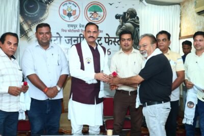 स्वास्थ्य मंत्री  श्याम बिहारी जायसवाल ने किया दृश्य संवाद 2026 का शुभारंभ