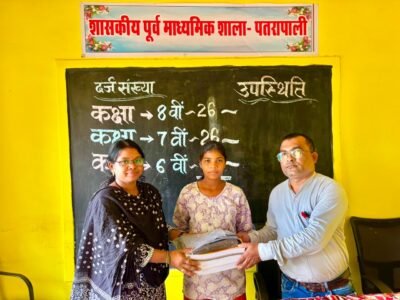 शिक्षक की पहल से शाला त्यागी दुर्गावती फिर लौटी शिक्षा की मुख्यधारा में